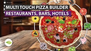 🍕 TOUCH PIZZA | How To Build Your Own Custom Pizza On Interactive Touchscreen Table 😱 screenshot 4