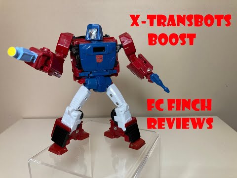 トランスフォーマー X-TRANSBOTS BOOST - MASTERPIECE WINDCHARGER: FINCH REVIEWS - YouTube