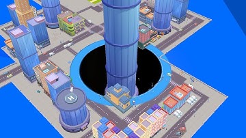 Hole.io - Big Hole City #35 Gameplay Walkthrough Android iOS