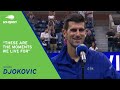 Novak Djokovic On-Cout Interview | 2021 US Open Semifinal