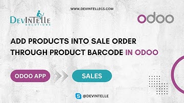 Add Products into Sale order through product Barcode into odoo