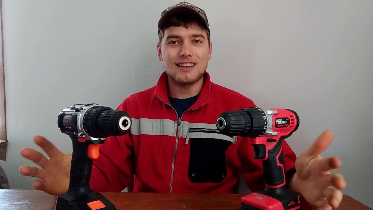 Harbor Freight Warrior 18v Drill vs Hyper Tough 20v Review - Budget Drills  