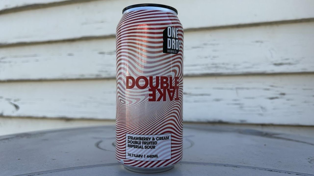 DOUBLE TAKE - STRAWBERRY & CREAM | Double Fruited Imperial Sour | One Drop Brewing, Sydney, NSW, AUS
