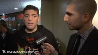 Nick Diaz Post-Fight: 'I'm Getting More Respect Than I Used to'