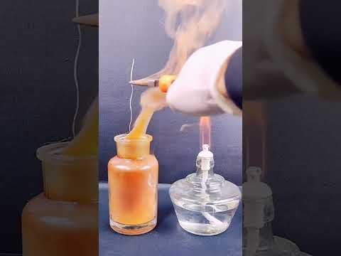 Video Thí nghiệm hoá học:  đốt sắt trong clo Fe + Cl2 - youtube