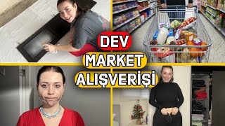 20 BİN LİRALIK DEV MARKET ALIŞVERİŞİ | SONUNDA DOLABIMI  BOYUYORUZ #aralog2023 |19