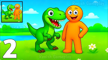 Dino Rush: Build Kingdom - Gameplay Walkthrough Part 2 - Build Army Save The Nation (Android, iOS)