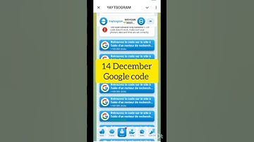Yaytsogram Google code today 14 December | yaytsogram google task code today #yaytsogramcode #google