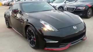 15 Nissan 370z Nismo Black Black Alcantara Red Youtube
