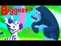 Biggest Animal in the Safari 🦁 Police Car Chase 🚨  and +More Kids Songs by Little Angel