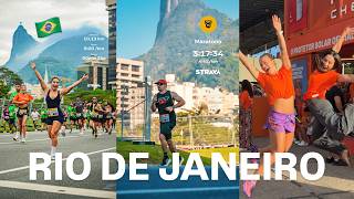 VLOG: maratona do rio - fiz 10km e meu marido virou maratonista + influs & rolês pelo RJ