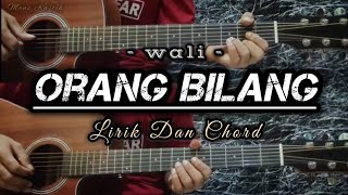 Wali - Orang Bilang | Gitar Cover   Drum ( Instrumen ) Lirik Dan Chord