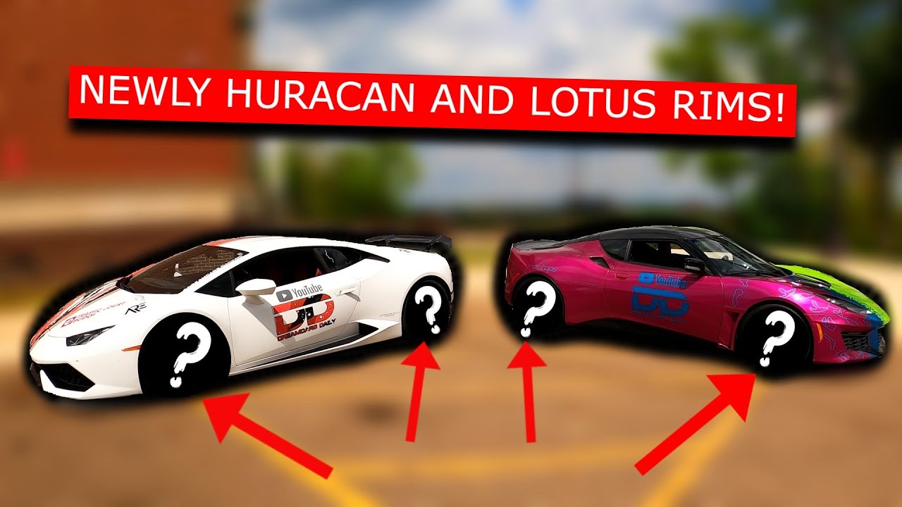 THE HURACAN AND LOTUS GOT NEW RIMS TO MATCH THE WRAPS!