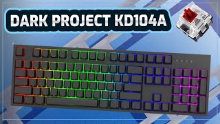 Niesamowita klawiatura mechaniczna z optycznymi przełącznikami Gateron - Dark Project KD104a screenshot 2