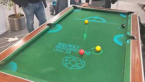 Interactive pool table