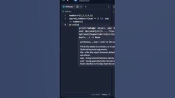#2 -using list comperhersion to make a list of squre | python tip and tricks