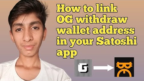 How to link OG withdrawal wallet address in Satoshi app