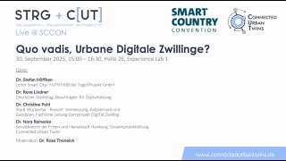 strg + c[ut]: Quo vadis, Urbane Digitale Zwillinge? Live @ SCCON