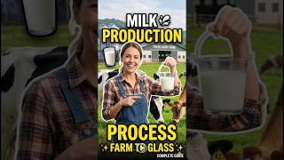 “Milk Production Process 🥛”