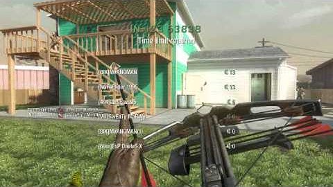 Black Ops - Awesome tomahawk game winning kill cross map on Nketown