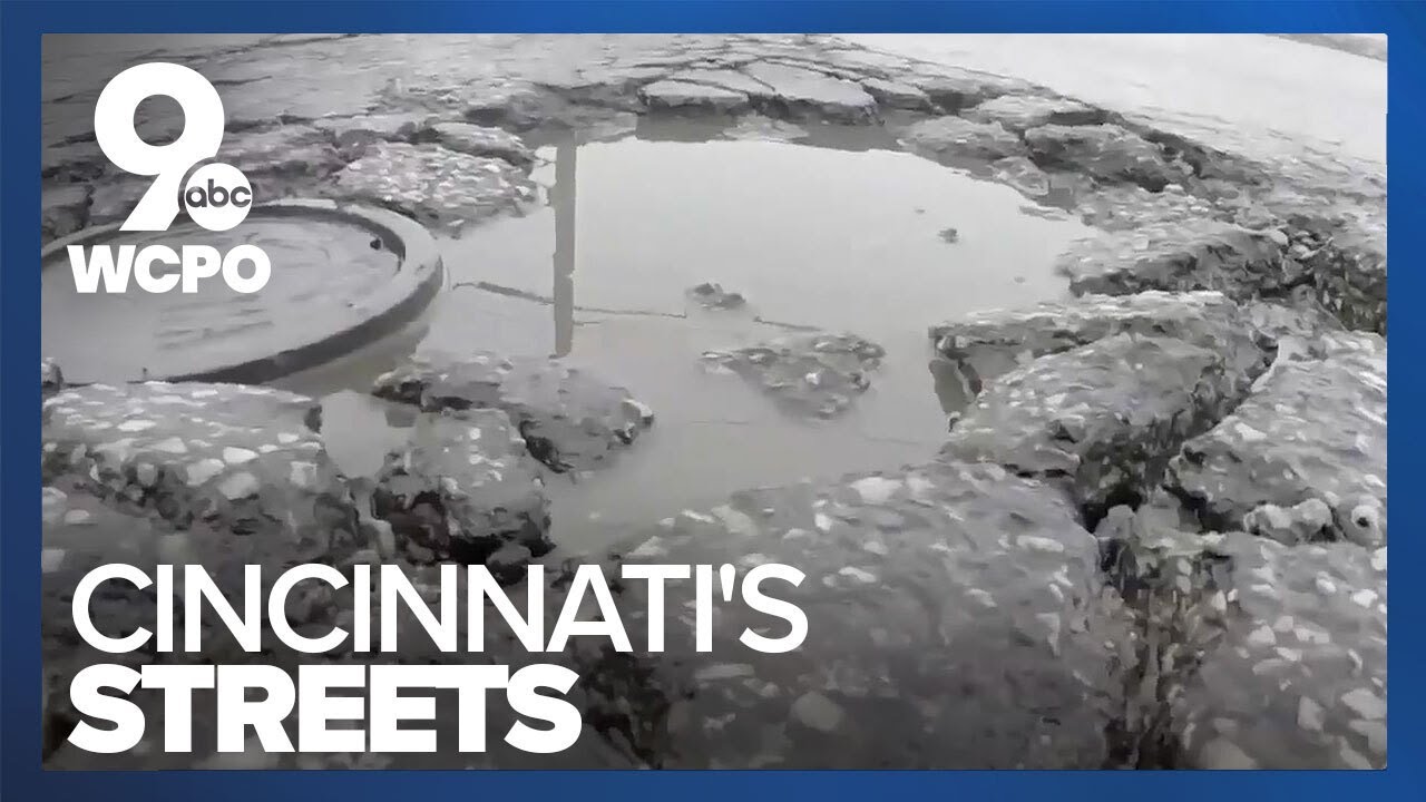 Cincinnati road conditions getting worse, new report says - YouTube