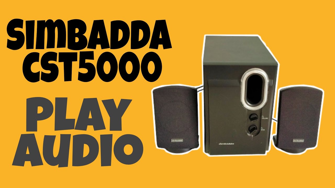 Download Speaker Subwoofer Simbadda Cst5000 Play Audio Youtube