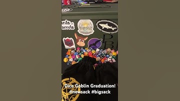 Dice Goblin Graduation! #dungeonsanddragons #dnd #dicegoblin #bigsack