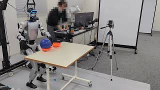 Imitation learning using teleoperation on Unitree G1