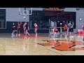 Natrona County boys basketball practice.