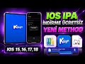 IOS CİHAZLARA IPA DOSYASI YÜKLEME!! No Scarlet %100 Working w/ Ksign Esign