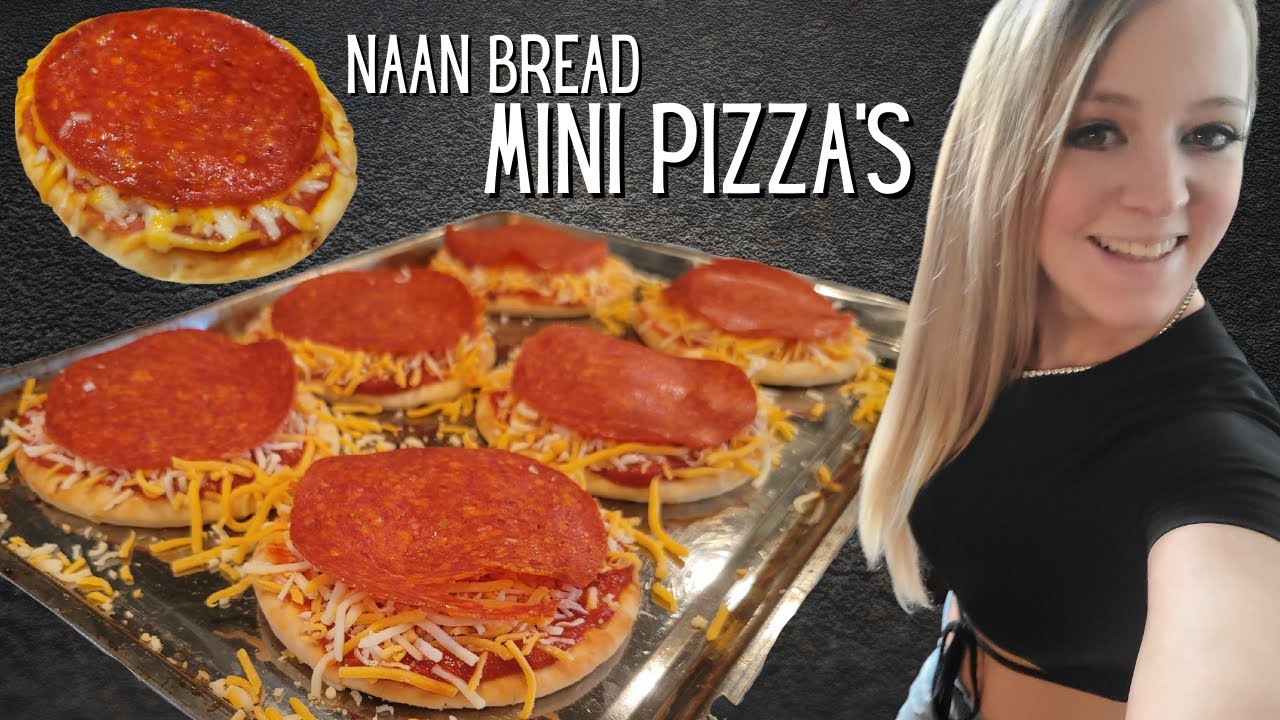 Naan Mini Pizzas Naan Bread Pizza Recipe Kid Friendly Dinner