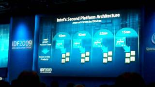 Famous Intel Developer Forum, Highlights Day 1 Sept 22, 2009 Net Worth