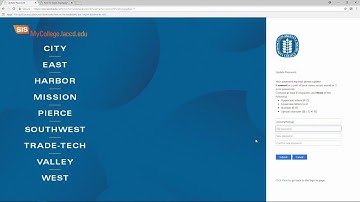 LACCD SiS Login Setup For Faculty