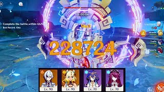 stygian Onslaught 57 C0 Arlecchino Defeats Lv5 Overseer Device fearless Difficulty 5