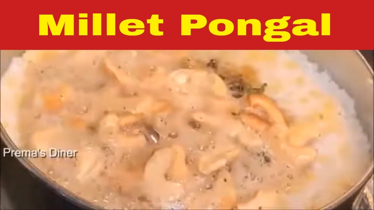 Millet Pongal recipe Ven Pongal recipe how to make ven Pongal