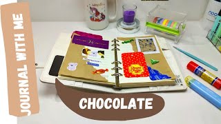 sub) journal with me |the chocolate spread 🍫🍡|no talking  #asmr #2022