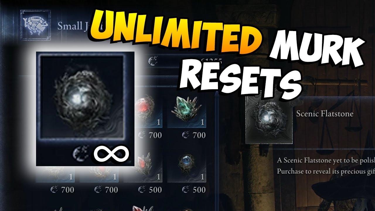 Unlimited Murk Point Resets for Scenic Flatstone in Elden Ring Nightreign