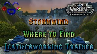 Leatherworking Trainer Stormwind - WoW 10.0.2
