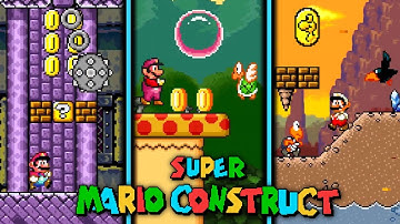 Super Mario Construct is INCREDIBLE! - Mario Maker Fan Game for PC