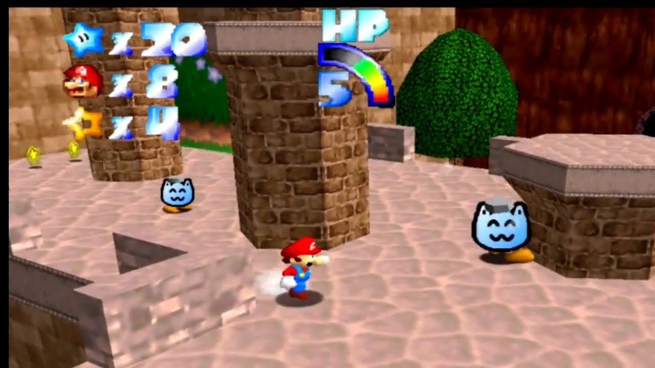Super Mario 64: Neo Blue Realm Pt. 5 -- New sky level + new areas too ...