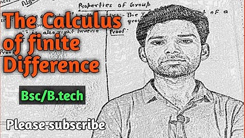 |The operator E | The calculus of finite difference| Numerical Analysis | Bsc 2nd year|