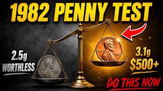 1982 Penny Weight Test – Copper or Zinc? This One Is Valuable!