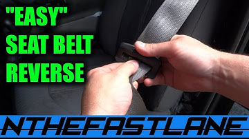 ▶️Seatbelt Buckle: How To Reverse It💺