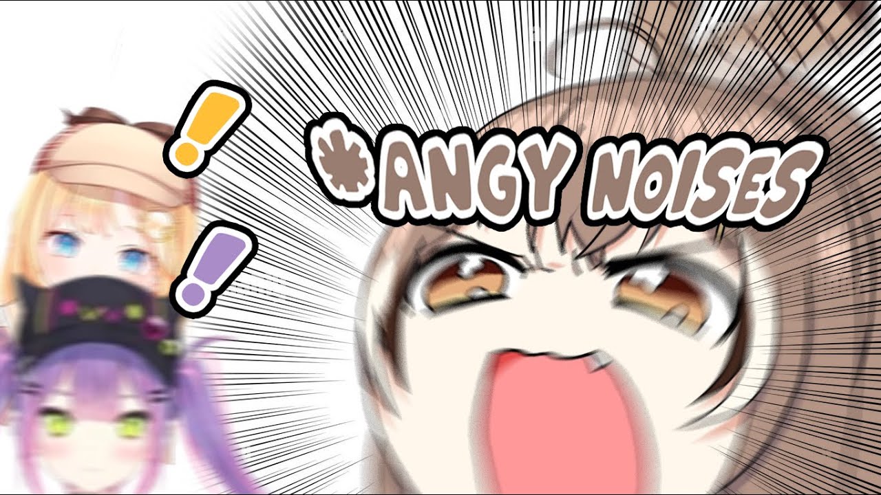 [ENG SUB/Hololive] Mumei startled Towa and Ame with her Angry noises