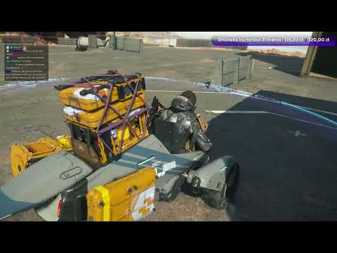 Death Stranding 2 odcinek piętnasty: po wożeniu kebaba po mieście lubię odpocząć w grze #linuxgaming