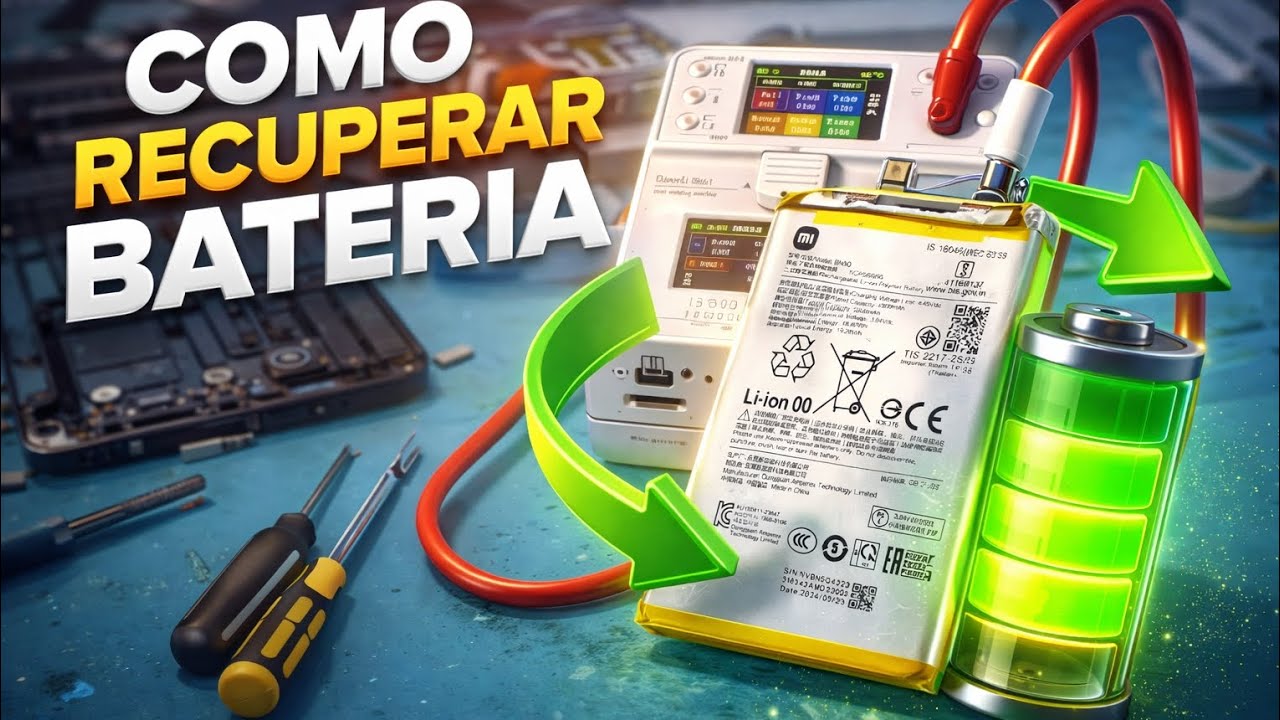 Como Recuperar Bateria de Celular | Método Profissional Passo a Passo