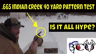 patterning the stoeger m3500 with a .665 indian creek | bco review |