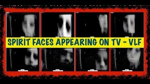 SEE HOW SPIRITS FORM ON TV (ITC/Paranormal/Afterlife) Video Loop Feedback -TCISEATTLE -Simone Santos