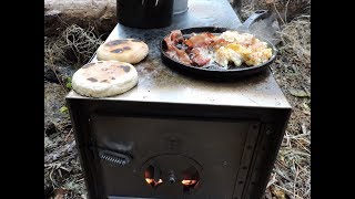 Kni-co Alaskan Wood Stove Overview and Breakfast