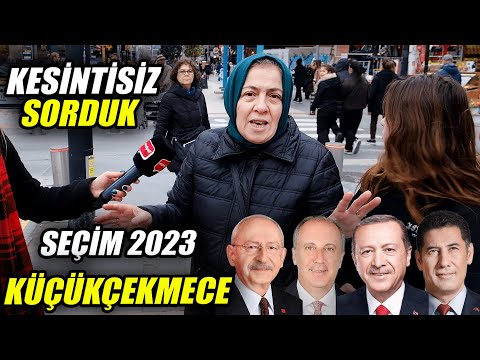 KÜÇÜKÇEKMECE | Cumhurbaşkanlığı Sayaçlı Seçim Anketi / Sokak Röportajları | Seçim 2023